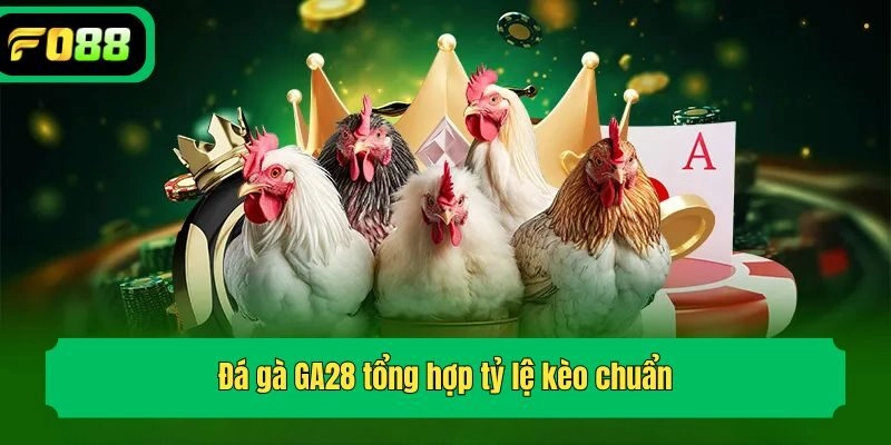 Đá gà GA28 tổng hợp tỷ lệ kèo chuẩn