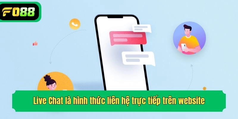 Live Chat là hình thức liên hệ trực tiếp trên website